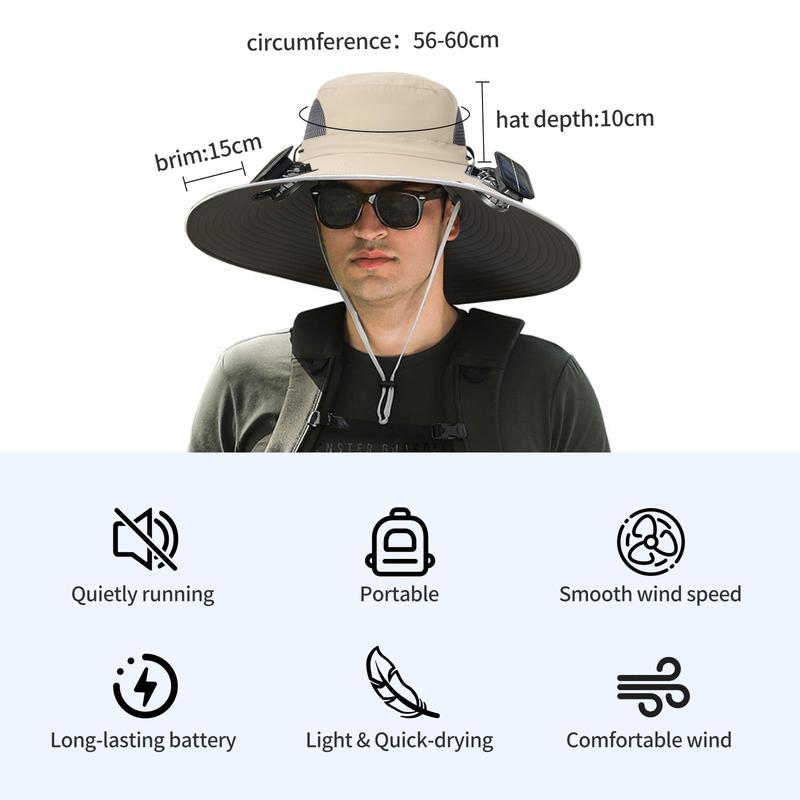 SolarBreeze Solar Powered Fan Hat