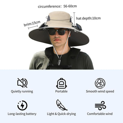 SolarBreeze Solar Powered Fan Hat