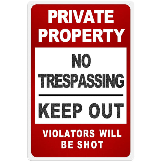 No Trespassing Sign